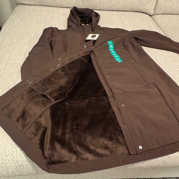 Mondetta Outdoor Project Ladies Long Soft Shell Jacket Size XL Color Brown - Picture 5 of 12